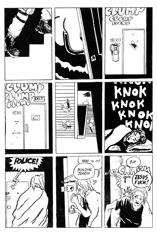 The Night Raid, Collected in my zine Western Democracy no. 1