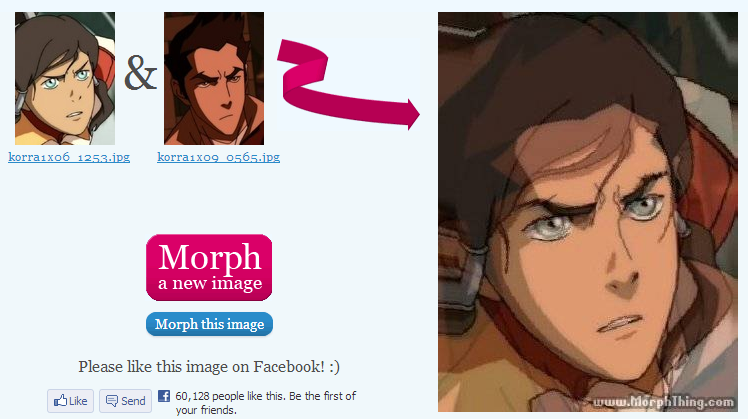 I just morphed Mako and Korra and&hellip; OMFG