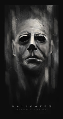 9hrs:“The Night He Came Home” - illustration celebrating John Carpenter’s legendary horror classic.