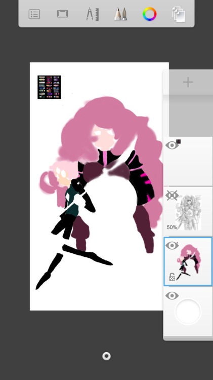 I have a bad habit of coloring your art… This is my latest monstrosity. I’m sorry.{Hey no worries so long as you credit back to me! This looks really rad, I love the color choices!!!}