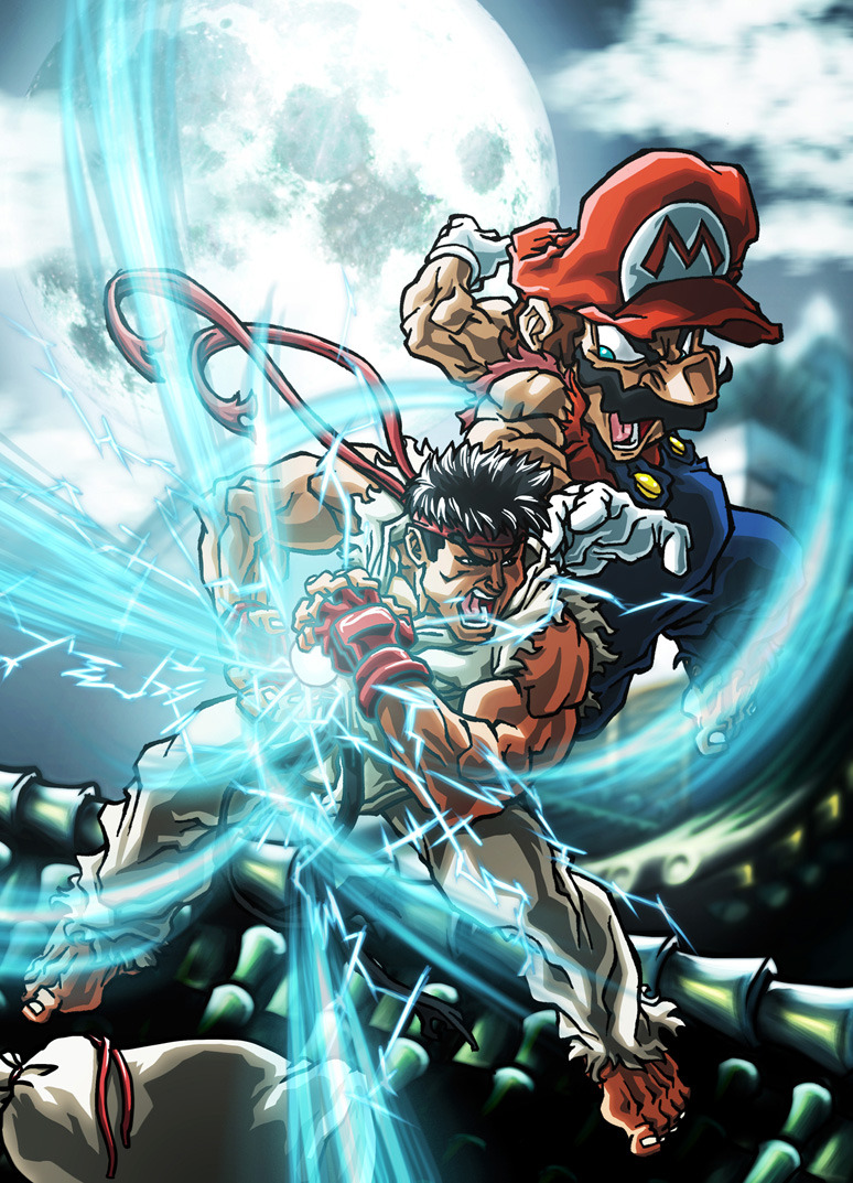 friendshipismax: pr1nceshawn: “Mario Versus…” by Sebastian von Buchwald Holy