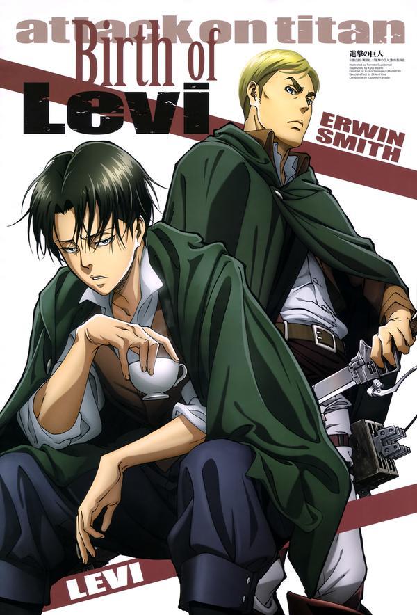  Original version of the Levi + Erwin image that was used for Animage Magazine&rsquo;s
