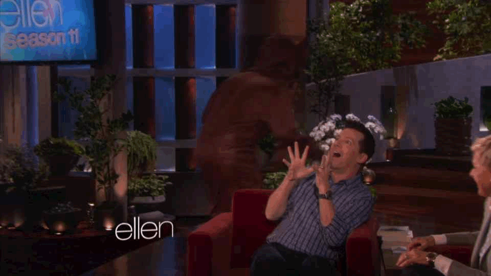 ellendegeneres:  Ellen got Sean Hayes. 