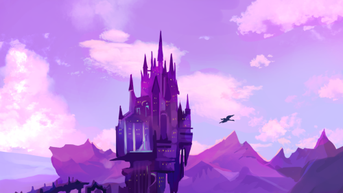 aradied:Huevember 4 - Ishgard from afar