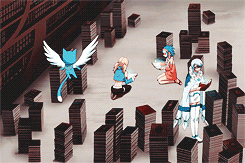 fairytailwitch:  Some Meganekko Fairy Tail Ladies in Fairy Tail (2014) Episode 31