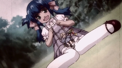 I Was Reminded Of The Picture From Macross Frontier Of Klan (Zentraedi) And Michel Playing Together As