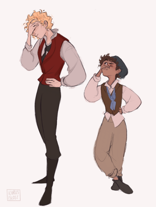 icarusislost:my favorite trope is the one where gavroche actually really looks up to and respects en