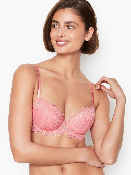 Taylor - VS Dream Angels - Lightly Lined Shimmer Lace Demi Bra