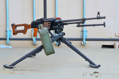 Russian PKM General-Purpose Machine Gun “Pulemyot Kalashnikova,” (Kalashnikov&rsquo;