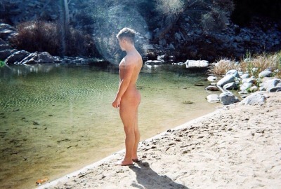 creek swimming Deep nude