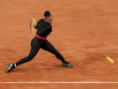 npr: Serena Williams caused a sensation with the black catsuit she wore at this year’s French Open t