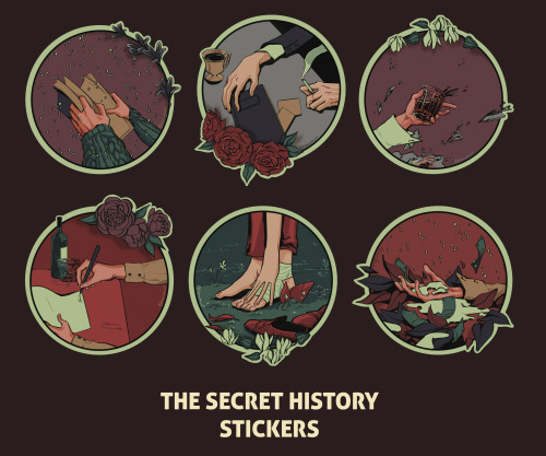 I MADE THE SECRET HISTORY STICKERS