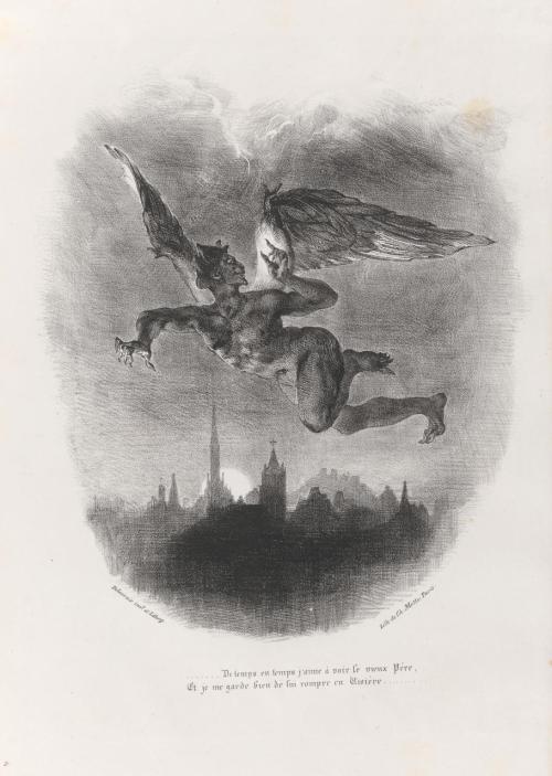 Eugène Delacroix (1798-1863), &lsquo;Mephistopheles in Flight&rsquo;, 1828&ldquo;