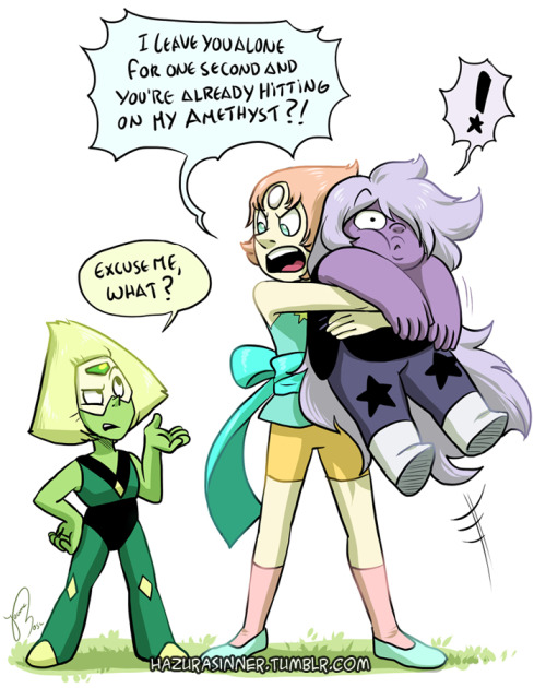 manicpixiedreamdragon:hazurasinner:I want to see Pearl getting super jealous of her purple girlfrien