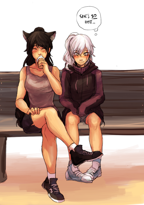 noxypep:Drawings from the stream !Continuation of the I found you in a bathroom crying AUIllustration for Of Mice and Faunus from hanasaku-shijinNeWSPAPEEEEEEEEEEER