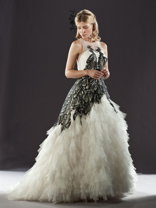 potterphantasmagorium: Controversial, but beautiful costume design of Fleur’s wedding dress by