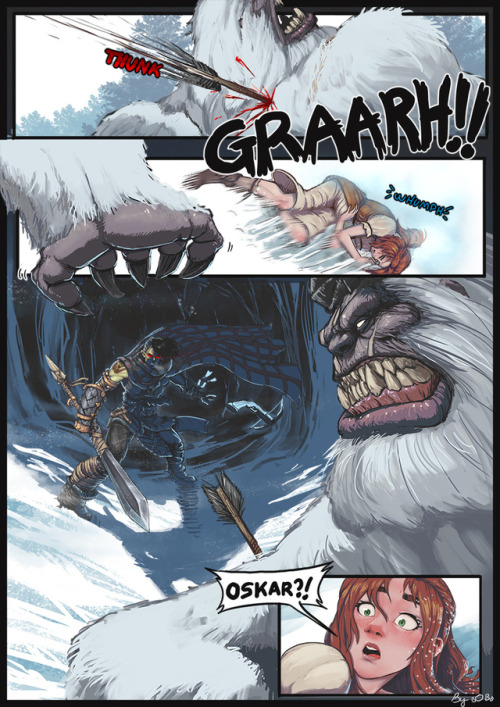 orcbarbs:Some pages from a random chapter of a hypothetical Tusk Love graphic novel :D Man this on