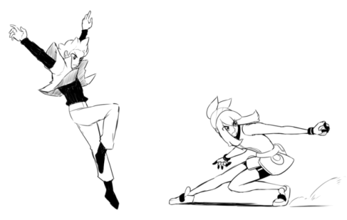 Intense 10 year oldspracticed with movement and dynamic posing last night, sketches are rough but th