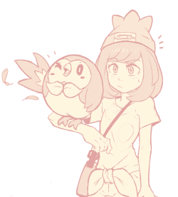 enecoo:  Koo…. I tried my best to draw the new female trainer… 