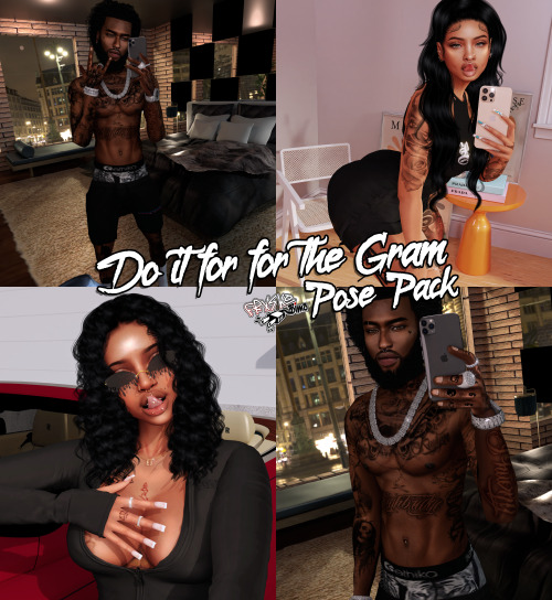 DO IT FOR THE GRAM POSE PACK INCLUDES THE FOLLOWING:8 Selfie PosesYOU WILL NEED THE FOLLOWING:  OUR 