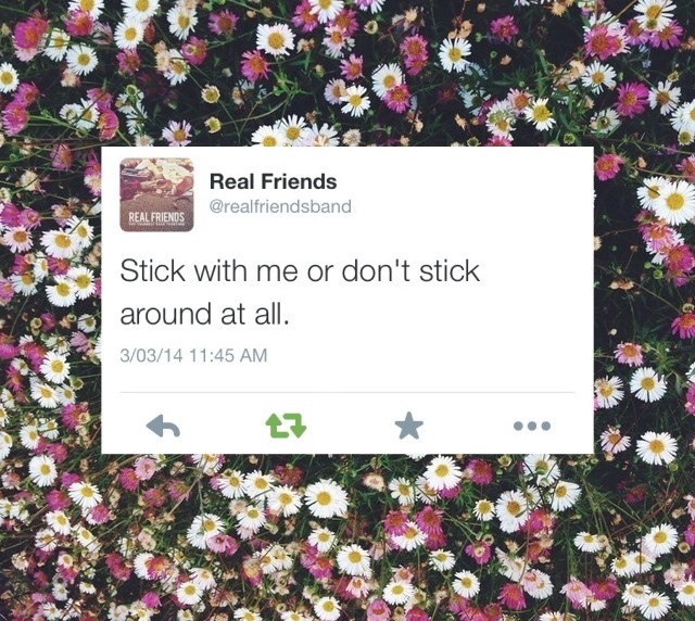 illwriteyournameonabullet:  I like Real Friends 