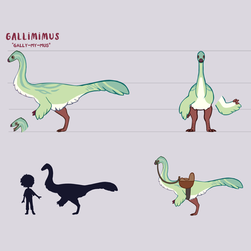 Paleo Pines Gallimimus Gallimimus is a common dino found throughout Paleo Pines. They are beloved fo