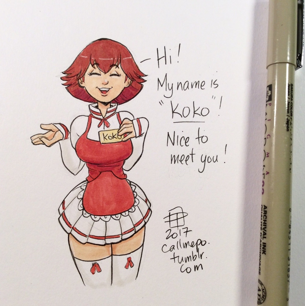 grimphantom2:  callmepo: The poll is now closed. Say “HI!” to Koko! She is now