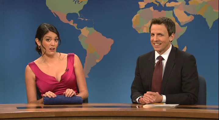 Congratulations to Saturday Night Live’s Cecily Strong, who will be joining Seth Meyers on the Weekend Update desk this season! This is no trajesty.