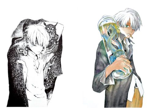 ginkoro:  Some SCANS from New Mushishi Artbook . Part 1蟲師 画集You can buy the artbook here: AMAZON 