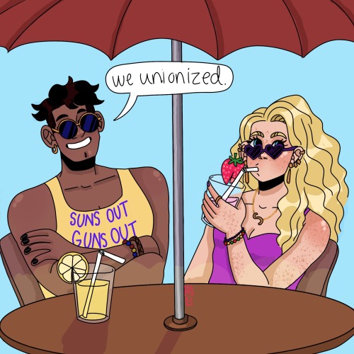 sam-and-crystal: when u catch ur exes out on a date together