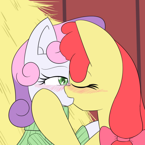 pervertedcmc:  Scootaloo’s thoughts in the last panel: Well, this was unexpected…and yet strangely arousing. OH GOD! AM I LESBIAN TOO?!  X3! Awwye~