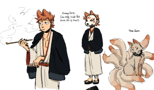 also he got a different yukata in human form