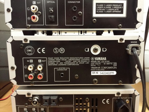 Yamaha PianoCraft Micro Component System, 1992. Yamaha RX-E200 Natural Sound Stereo Receiver - Yamah