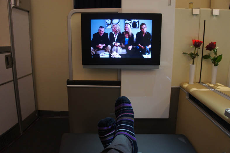 nomellamesfriki:  Primera clase de un Lufthansa Airbus 380  