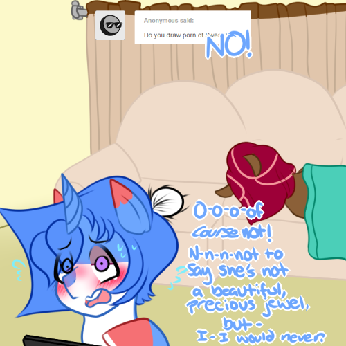 questions-for-peachy:  Peachy: Never, ever, ever, ever, ever, ever do that to her! I mean… if she gave me… permissio- NO! N-not even then!!!  x3!
