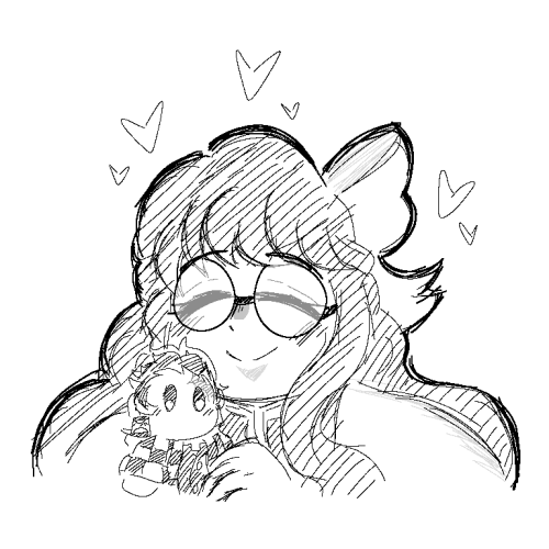 Just Wanted To Draw Milo With A Tanjiro Plushie HAHAHANSJDJD