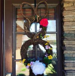 Easter decorations going up 😊🐣🐰💐