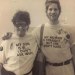 lostinhistorypics:A mother and her son on their way to a pride walk, 1985.