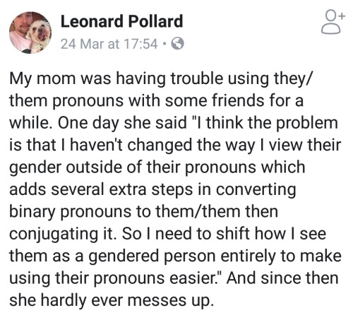 swordshapedleaves: queerdo-mcjewface: [Image description] Leonard Pollard My mom was having trouble 