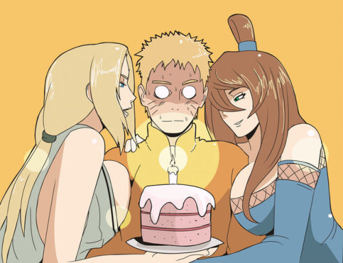 silverdhei:  Naruto x Tsunade x Mei; Kage sex.