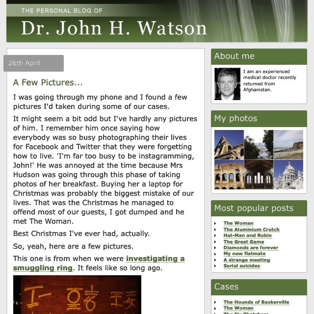 cumbercollective-b:  Hey guys, in case u’re interested!! John updated his blog