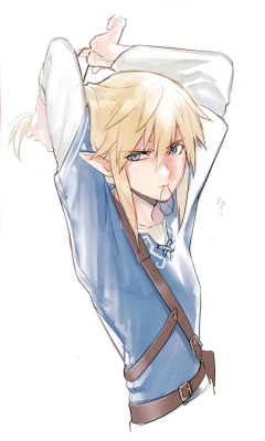 pictolita:  Link with ponytail from E3 is