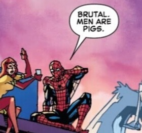 mwagneto:  Spider-Man said FUCK men lives