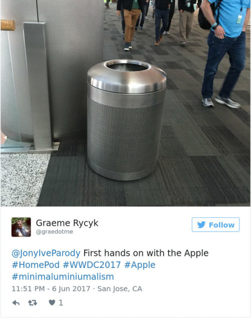 Twitter vs. Apple’s New HomePod Smart Speaker (h/t)