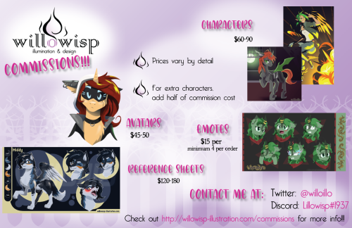 Commission promotionHey!! My commissions are almost empty and rent is looming on the horizon, so it&