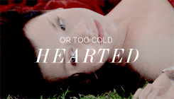 natalicdormer:There was no in-between for her. It was either all or nothing. She wanted everything b