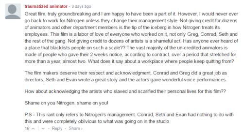 primalheart:wannabeanimator:All of these comments were left on Cartoon Brew’s recent interview