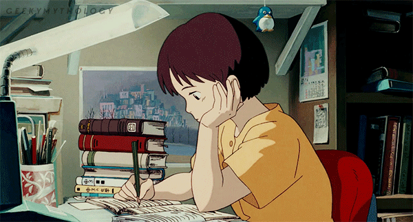 Study, girl and true gif anime #1109979 on animesher.com
