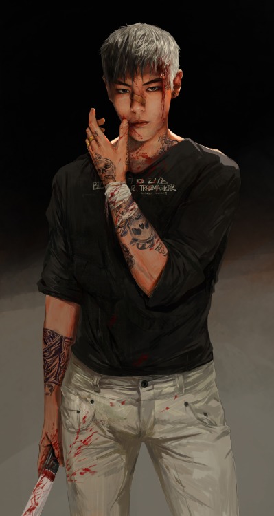 koreanghetto:  TOP FANARTSource: 画画的金宇