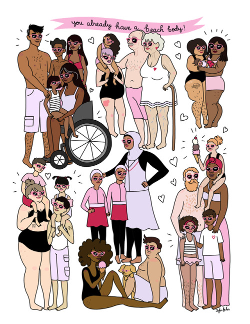 You already have a beach body!  by Tyler FederBuy a print here!